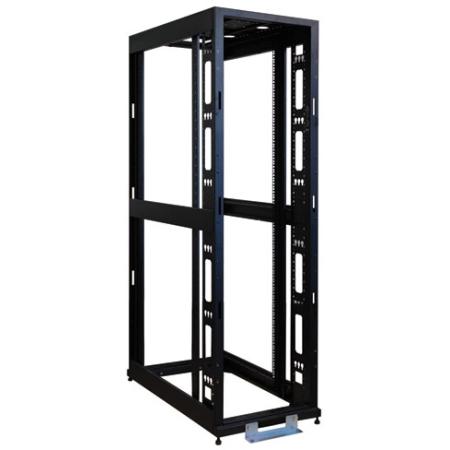 45U SmartRack 4-Post Mid-Depth Open Frame Rack
