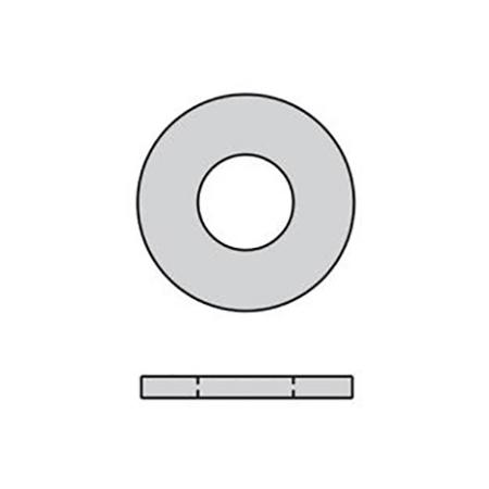 1/4" Yellow Zinc Flat Washer