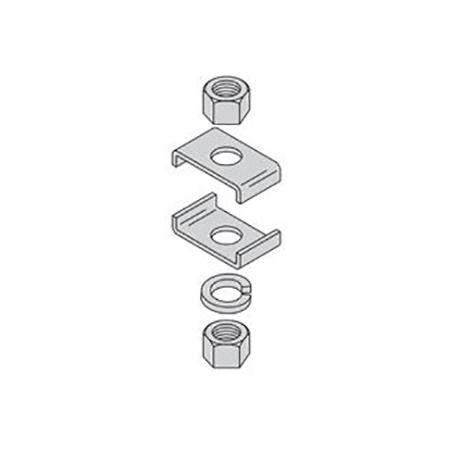 Framing clip kit 2x3/8 in support size yellow zinc