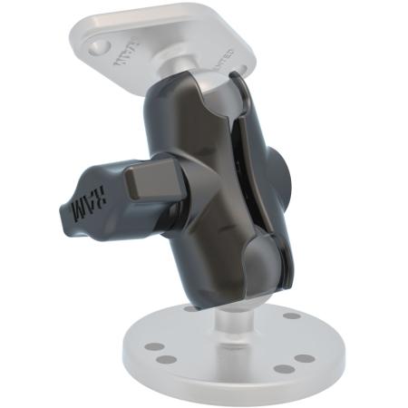 Short Double Socket Arm for 1 in Ball Bases