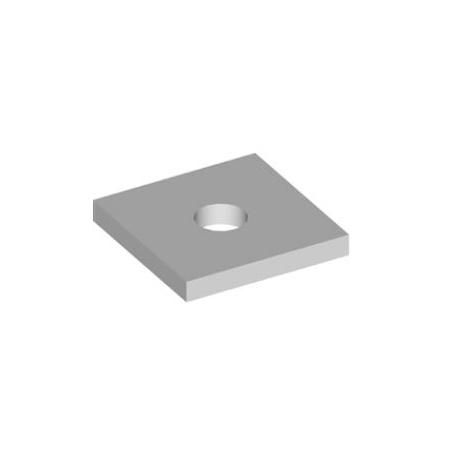 Backing Plate. 6 in x 6 in x 1/4 in.