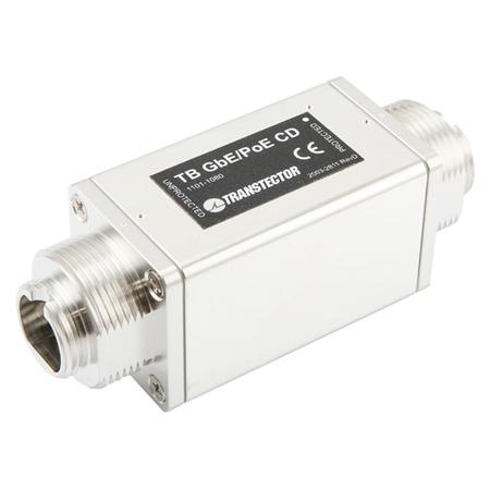 THUNDERBOLT Outdoor Gigabit Ethernet/PoE++ and Shielded RJ45 Data Surge Protector with Ground Kit