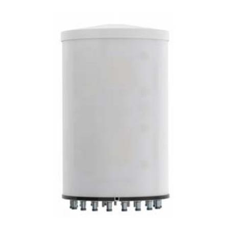 Black Tri-Band 3-Sector XPOL Canister Antenna with 4.3-10 Female Connectors