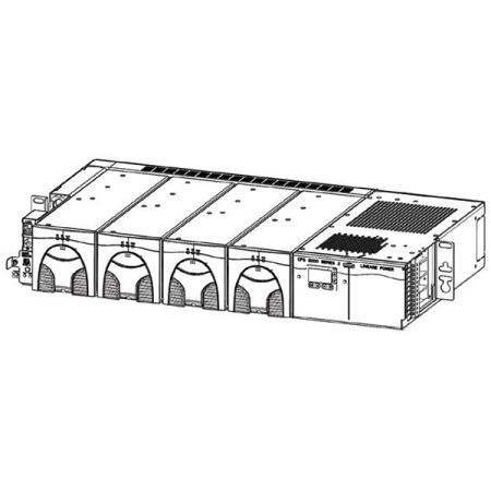 19 in Shelf with 4 Rectifier Slots