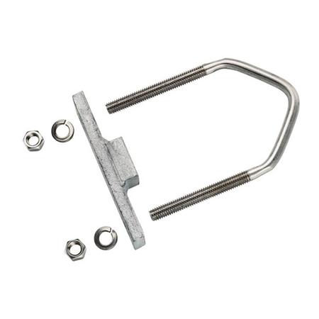 Outdoor V-Bolt Mounting Kit for 3 in Max OD Round Members, Set of 2