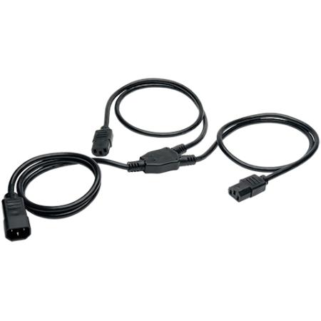 6' Universal Extension Cord, C14 to 2xC13
