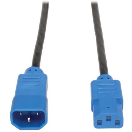 4' AC Power Cord, C14 to C13, Blue