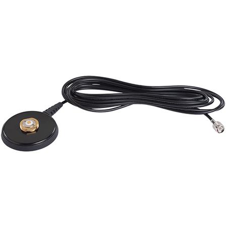 0 MHz - 8 GHz Black Heavy Duty Magnetic Mount with 15 ft Pro-Flex 195 and TNC Male