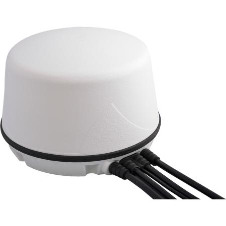 Magnetic Mount 2-LTE, 2-Wi-Fi, GNSS Multiband Antenna in White