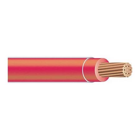 2 AWG 19 Stranded THHN Insulated Copper Wire in Red
