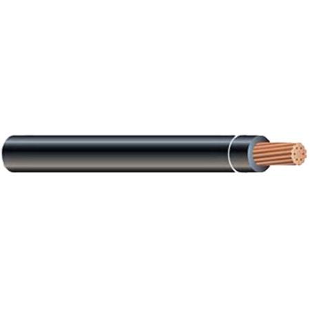6 AWG 19 Stranded THHN Insulated Copper Wire in Black