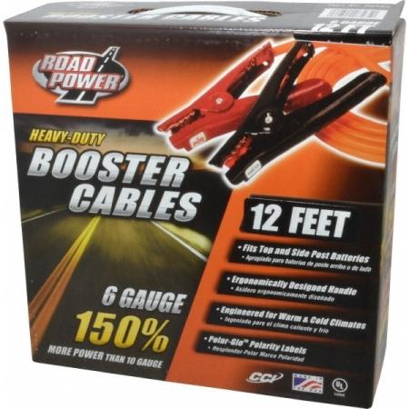 12' long jumper cables. 300 amperage rating