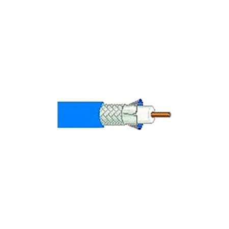Low Loss RG-6/U Digital Cable, 18 AWG, Light Blue