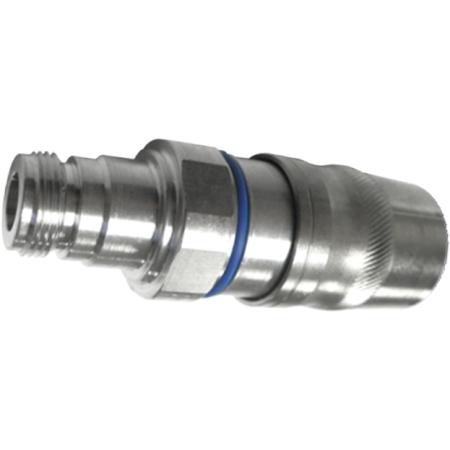 N Female Connector for 1/2 in Trilogy Plenum Cable, 50 Ohm, DC – 6 GHz
