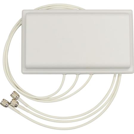2.4 - 5 GHz 6 dBi Wi-Fi Patch Antenna with 3 RPSMA Male Connectors