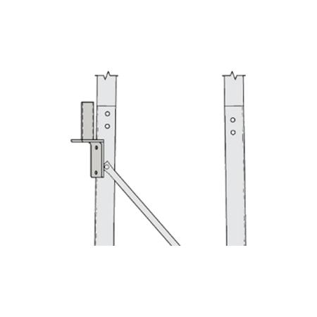Leg Mount Bracket w/ 1-7/8" x 6" Mount Pipe