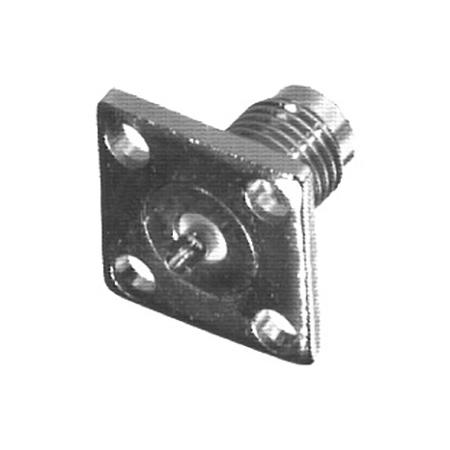 SMA Female 4-Hole Panel Mount, Solder