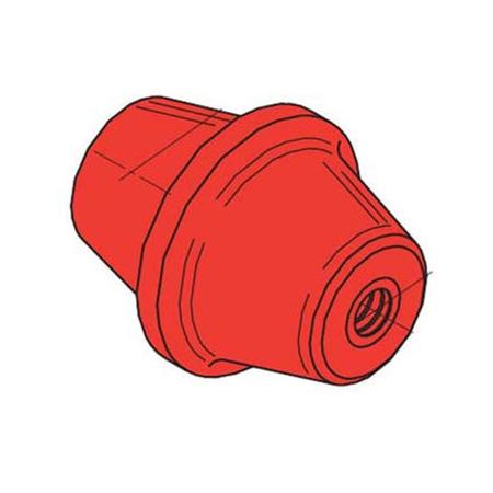 Stand-off isolator 5/8-11 thread, red