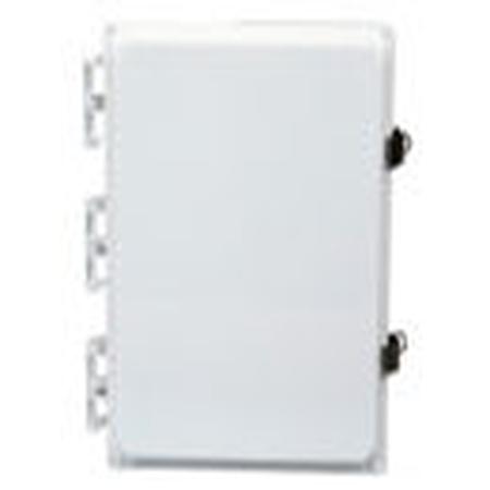 NEMA 4X Polycarbonate Enclosure with 6 dBi Micro Patch Antenna and 4 RPTNC Male