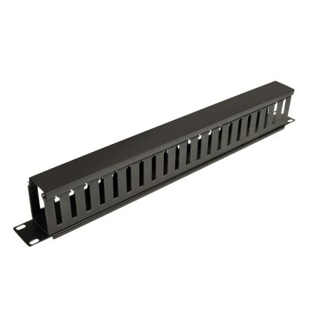 1U Horizontal Finger Duct with Cover