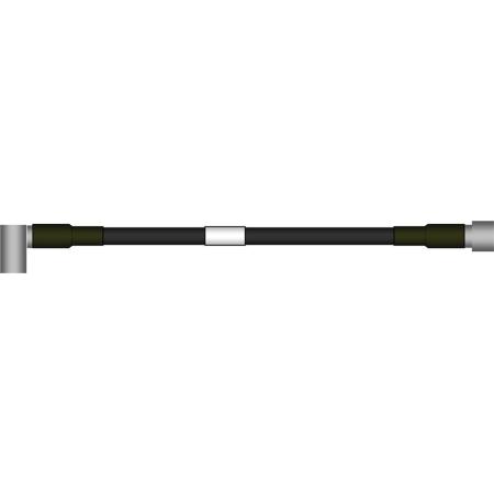 8 ft D-CLASS LDF4-50A HELIAX® SureFlex® Cable Assembly with RA 4.3-10 Male to 7-16 DIN Male Connectors