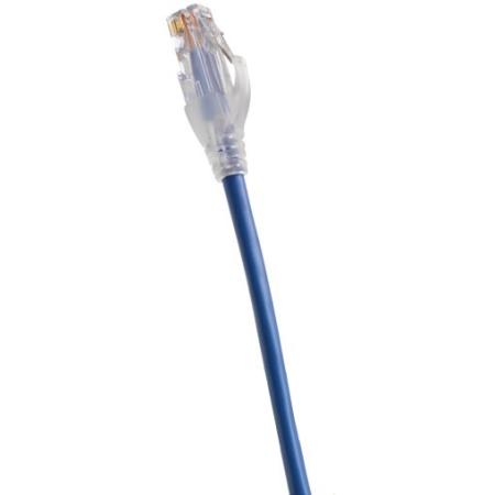 10' Cat5e Bonded-Pair 4 Pair 24AWG Solid CMR Blue