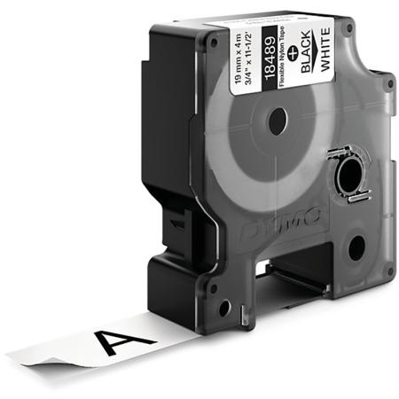 3/4" x 11-1/2' Black/White Label Tape Cartridge