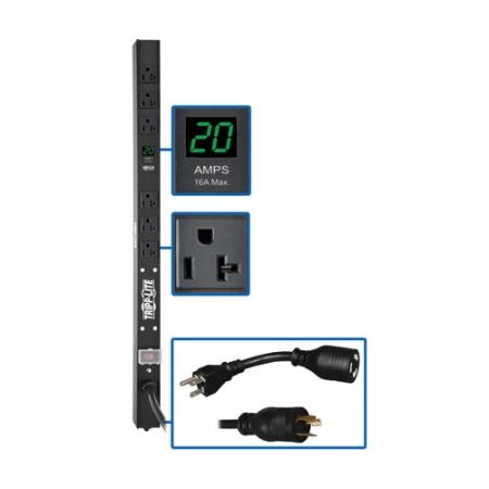 1.9kW Single-Phase Metered PDU, 120V Outlets 24in