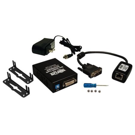 DVI over Cat5/6 Active Ext Kit, Box Video Tx/Rx