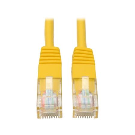 Cat5e 350MHz Patch Cable (RJ45 M/M) - Yellow, 7'
