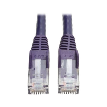 3' Cat6 Gigabit Patch Cable RJ45 M/M - Purple