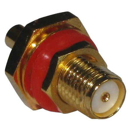SMA Straight Solder Jack .085 Semi-Rigid, Bulkhead