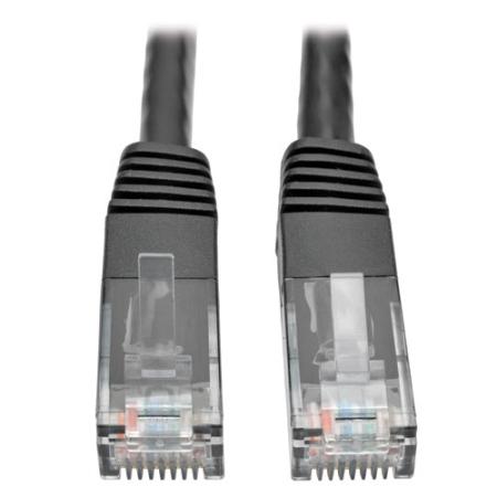 20' Cat6 Gigabit Patch Cable (RJ45 M/M), Black