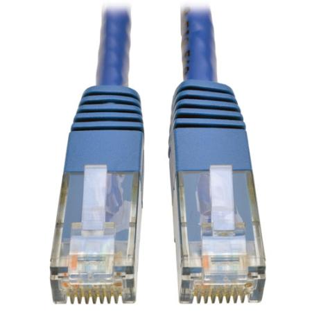 6' Cat6 Gigabit Patch Cable (RJ45 M/M), Blue