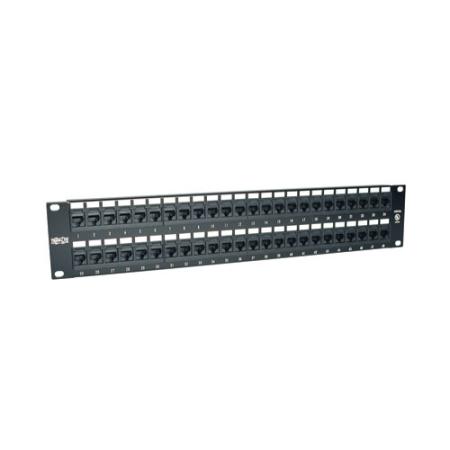 48Port 2U Cat5e 110 Patch Panel 568B RJ45 Ethernet