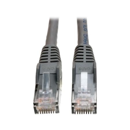 100' Cat6 Gigabit Plenum Patch Cable RJ45 M/M Gray