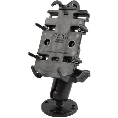 Flat Surface Mount with Quick-Grip Phone Holder