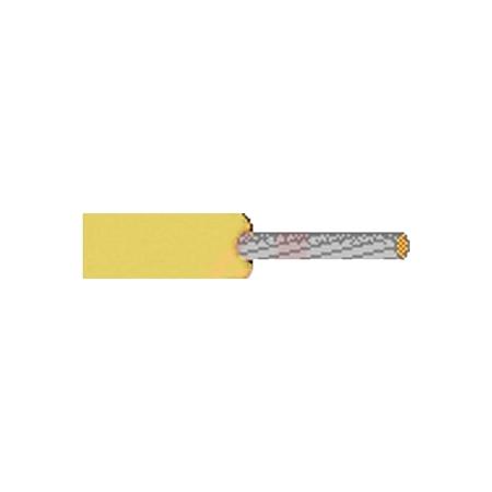 1x24 AWG 19x36 Insulated Ag Coated Cu Wire Yellow