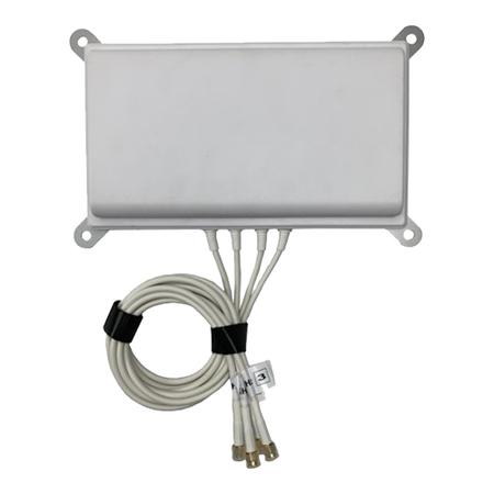 2.4 - 5 GHz 6 dBi Wi-Fi Flush Mount Antenna with 4 N Male Connectors