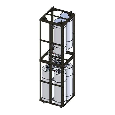 Combiner, 10in cavities, 3/4 wave