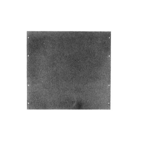 8 3/4inH Black Aluminum Panel, Black