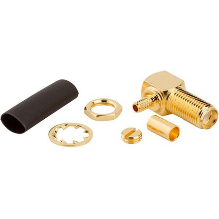 RF Connector, SMA Right Angle Crimp Jack