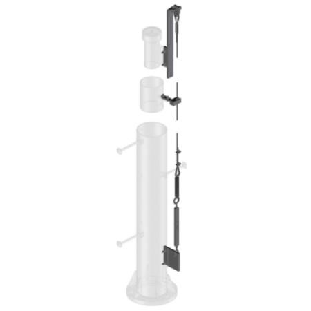 50' -100' Tower Safety Climb Kit with 3/8" Cable