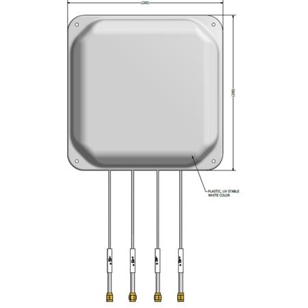 Dual Band Sector Flat Pannel Antenna