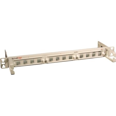 LGX Panel, 3 positions, 12 blank keystone postions