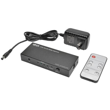 4-Port HDMI Switch for Video & Audio, 4K x 2K UHD