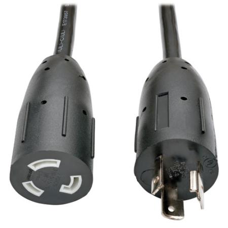 15' HD Ext Cord, 20A, #12 L5-20P - L5-20R, Locking