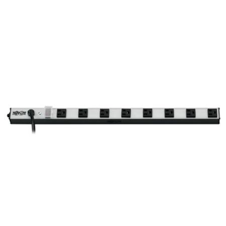 10' 8-Outlet Vertical Power Strip, 120V 15A, 5-15P