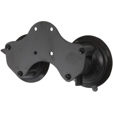 RAM 2x Suction Cup Base w/ Unvsl AMPs Hole Pattern