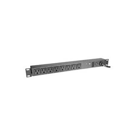 20A, 120V Eight Outlet Rack Mounted Power Strip
